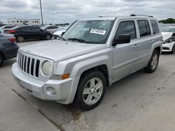 Salvage cars for sale from Copart Grand Prairie, TX: 2010 Jeep Patriot Limited