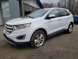 Salvage cars for sale at East Granby, CT auction: 2016 Ford Edge SEL