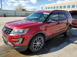Salvage cars for sale at Littleton, CO auction: 2016 Ford Explorer Sport