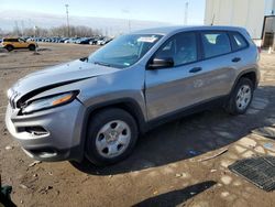 Salvage cars for sale from Copart Woodhaven, MI: 2016 Jeep Cherokee Sport