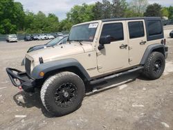 Jeep salvage cars for sale: 2016 Jeep Wrangler Unlimited Sport