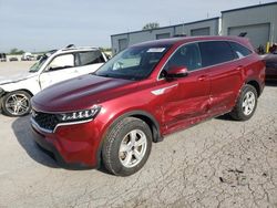 Salvage cars for sale from Copart Kansas City, KS: 2021 KIA Sorento LX