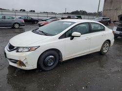 Salvage cars for sale from Copart Fredericksburg, VA: 2015 Honda Civic LX