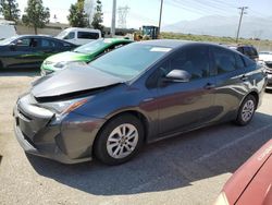 Salvage cars for sale at Rancho Cucamonga, CA auction: 2016 Toyota Prius