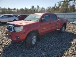 Salvage cars for sale at Windham, ME auction: 2014 Toyota Tacoma Double Cab Long BED