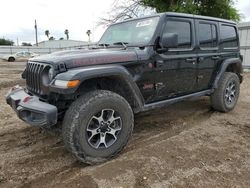 Salvage cars for sale at Mercedes, TX auction: 2022 Jeep Wrangler Unlimited Rubicon