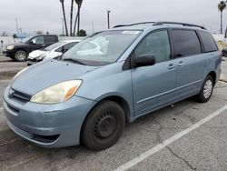 Salvage cars for sale from Copart Van Nuys, CA: 2005 Toyota Sienna CE