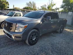 Salvage cars for sale from Copart Opa Locka, FL: 2021 Nissan Titan SV
