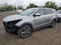 Hyundai salvage cars for sale: 2016 Hyundai Santa FE SE