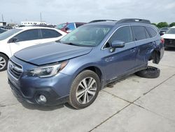 Subaru Outback salvage cars for sale: 2018 Subaru Outback 2.5I Limited