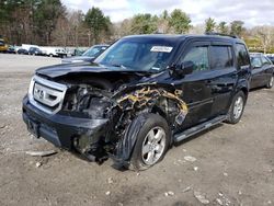 Salvage cars for sale from Copart Mendon, MA: 2011 Honda Pilot EXL