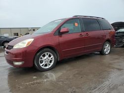 Salvage cars for sale at Wilmer, TX auction: 2005 Toyota Sienna XLE