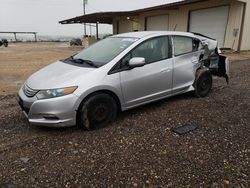 Salvage cars for sale at Temple, TX auction: 2010 Honda Insight LX