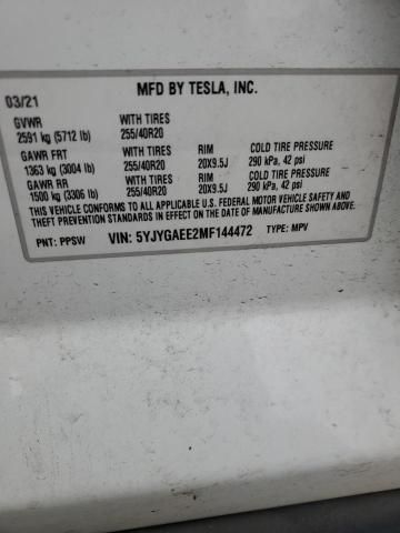 2021 Tesla Model Y