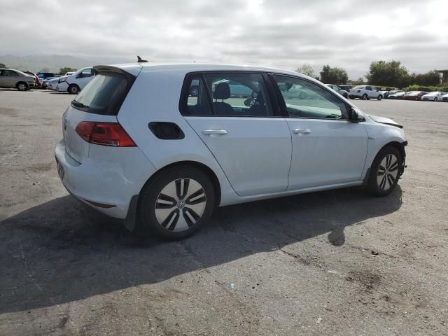 2016 Volkswagen E-GOLF SE