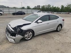 Salvage cars for sale from Copart Lumberton, NC: 2019 Hyundai Elantra SEL