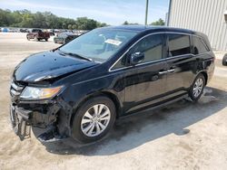 Salvage cars for sale at Apopka, FL auction: 2015 Honda Odyssey EXL