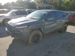 Salvage cars for sale at Savannah, GA auction: 2015 Jeep Cherokee Trailhawk