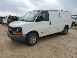 Salvage trucks for sale at San Antonio, TX auction: 2006 Chevrolet Express G3500