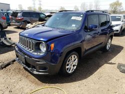Salvage cars for sale from Copart Elgin, IL: 2017 Jeep Renegade Latitude