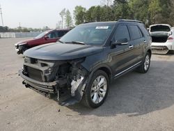 Salvage cars for sale at Dunn, NC auction: 2014 Ford Explorer Limited