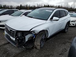 Salvage cars for sale at Bowmanville, ON auction: 2023 Hyundai Tucson Luxury