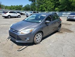 Vehiculos salvage en venta de Copart Shreveport, LA: 2012 Ford Focus SE