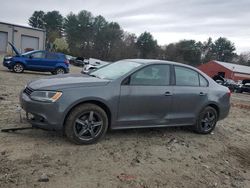 Salvage cars for sale from Copart Mendon, MA: 2012 Volkswagen Jetta Base