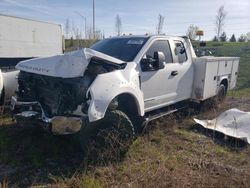 Salvage trucks for sale at Dyer, IN auction: 2017 Ford F450 Super Duty