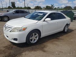 Salvage cars for sale at Miami, FL auction: 2011 Toyota Camry Base