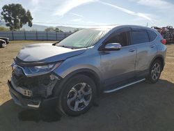 Salvage cars for sale at San Martin, CA auction: 2017 Honda CR-V EX