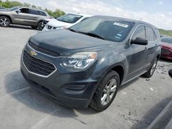 Chevrolet salvage cars for sale: 2017 Chevrolet Equinox LS