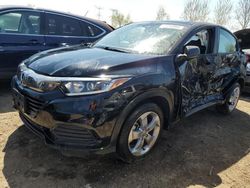 Salvage cars for sale from Copart Elgin, IL: 2019 Honda HR-V LX
