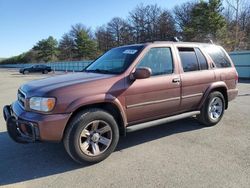 Salvage cars for sale at Brookhaven, NY auction: 2003 Nissan Pathfinder LE