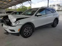 Salvage cars for sale at Cartersville, GA auction: 2021 Volkswagen Tiguan SE