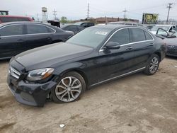 Mercedes-Benz salvage cars for sale: 2016 Mercedes-Benz C 300 4matic