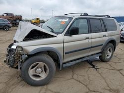 Salvage cars for sale at Woodhaven, MI auction: 2000 Mitsubishi Montero Sport LS