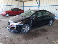 Salvage cars for sale from Copart Colorado Springs, CO: 2016 Chevrolet Cruze LS