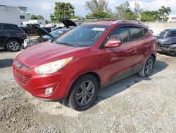 Salvage cars for sale from Copart Opa Locka, FL: 2013 Hyundai Tucson GLS