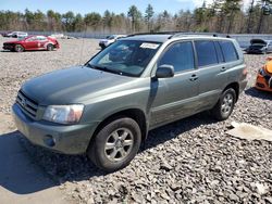 Salvage cars for sale at Windham, ME auction: 2006 Toyota Highlander Limited