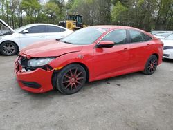 Salvage cars for sale at Austell, GA auction: 2017 Honda Civic LX