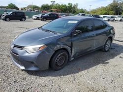 Salvage cars for sale from Copart Riverview, FL: 2015 Toyota Corolla L