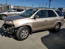 Salvage cars for sale at Los Angeles, CA auction: 2001 Acura MDX Touring