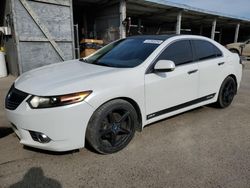 Salvage cars for sale from Copart Fresno, CA: 2012 Acura TSX Tech
