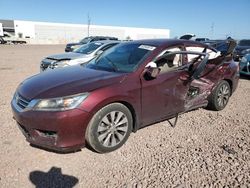 Salvage cars for sale at auction: 2015 Honda Accord EXL