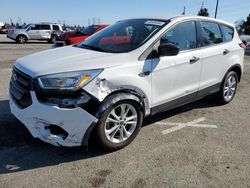 Salvage cars for sale at Rancho Cucamonga, CA auction: 2017 Ford Escape S