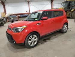 Salvage cars for sale from Copart Center Rutland, VT: 2016 KIA Soul +
