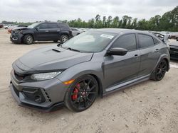 Salvage cars for sale from Copart Houston, TX: 2020 Honda Civic TYPE-R Touring