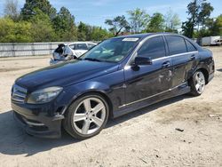 Salvage cars for sale from Copart Hampton, VA: 2011 Mercedes-Benz C 300 4matic