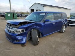 Salvage cars for sale at Portland, MI auction: 2014 Ford Flex Limited